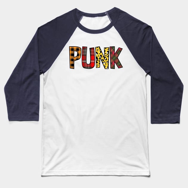 PUNK Baseball T-Shirt by BG305